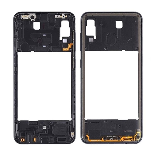 Picture of Middle Frame for Samsung Galaxy A30 2019 A305F  - Color: Black