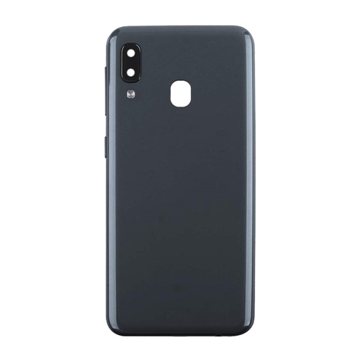 Πίσω Καπάκι με τζαμάκι Κάμερας για Samsung Galaxy A20E 2019 A202F - Χρώμα: Μαύρο