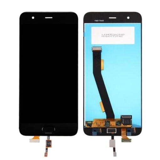 Οθόνη LCD με Μηχανισμό Αφής με Καλωδιοταινία Κεντρικού Κουμπιού για Xiaomi MI6 - Χρώμα: Μαύρο