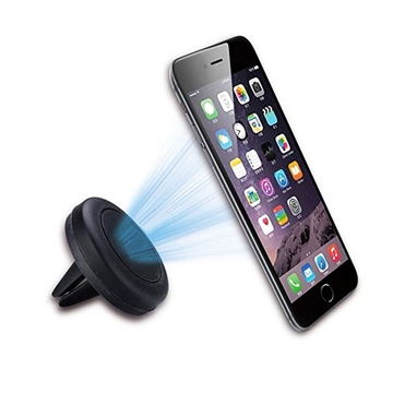 Βάση Κινητού QY Magnetc Air Vent Phone Mount - Χρώμα: Μαύρο