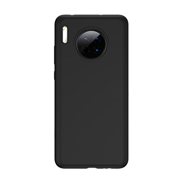 Θήκη Πλάτης Σιλικόνης Matte για Huawei Mate 30 Pro - Χρώμα: Μαύρο