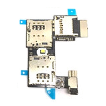 Εικόνα της Καλωδιοτανία Υποδοχής Κάρτας Sim Και Κάρτας Μνήμης SD Δίκαρτο / Dual Sim and SD Card Tray Holder Flex για Motorola Moto G2
