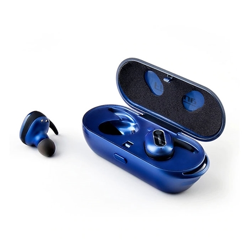Bluetooth Fineblue TWS-R10 Ασύρματα Ακουστικά με Βάση Φόρτισης Waterproof Wireless Twin Earbuds Stereo Headset with Charging Dock 400mAh - Χρώμα: Μπλε