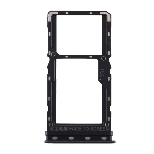 Picture of Dual SIM and SD Tray for Xiaomi Mi A3 - Color: Black