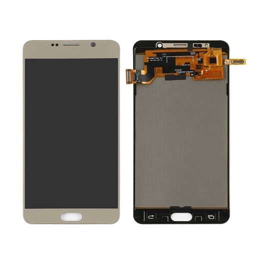 Picture of Super AMOLED LCD Complete for Samsung Galaxy Note 5 N920f (OEM) - Color: Gold