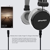 Bluetooth Awei A700BL Wireless Headphones Stereo Headset with Detachable Cable Ακουστικά με Αποσπώμενο Καλώδιο - Χρώμα: Μαύρο