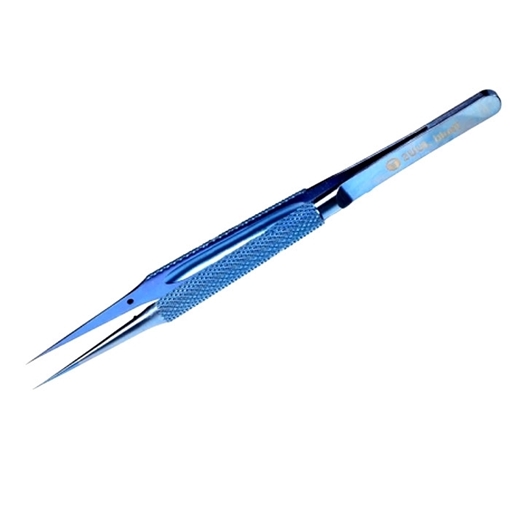 Picture of Sunshine Titanium Tweezer Straight 0.1 - Color: Blue 
