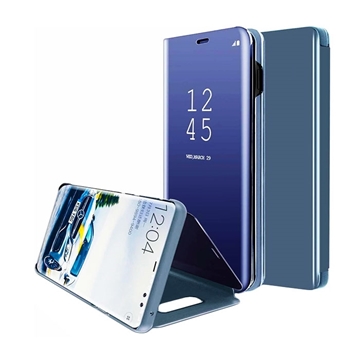 Θήκη Clear View Stand για Huawei P30 - Χρώμα: Μπλε