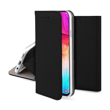 Θήκη Βιβλίο Stand Smart Book Magnet για Samsung A730F Galaxy A8 Plus 2018 - Χρώμα: Μαύρο