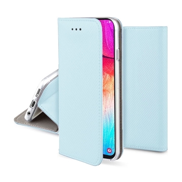 Θήκη Βιβλίο Stand Smart Book Magnet για Samsung A730F Galaxy A8 Plus 2018 - Χρώμα: Ανοιχτό Γαλάζιο