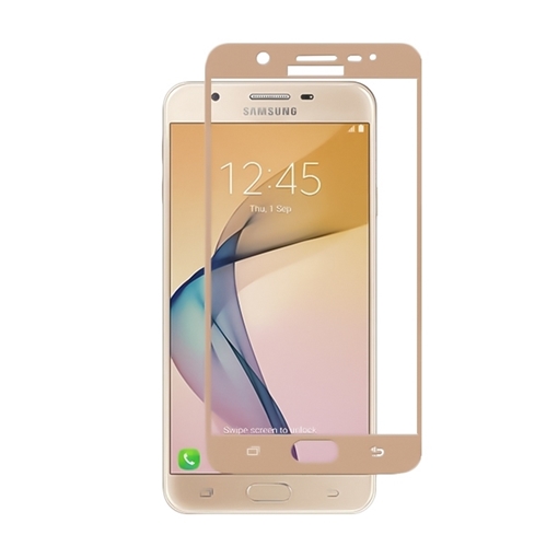Προστασία Οθόνης Full Face Tempered Glass 3D για Samsung G570F Galaxy J5 Prime - Χρώμα: Χρυσό