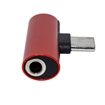 Αντάπτορας GL068 Type-C σε Audio Jack Audio Adapter - Χρώμα: Κόκκινο
