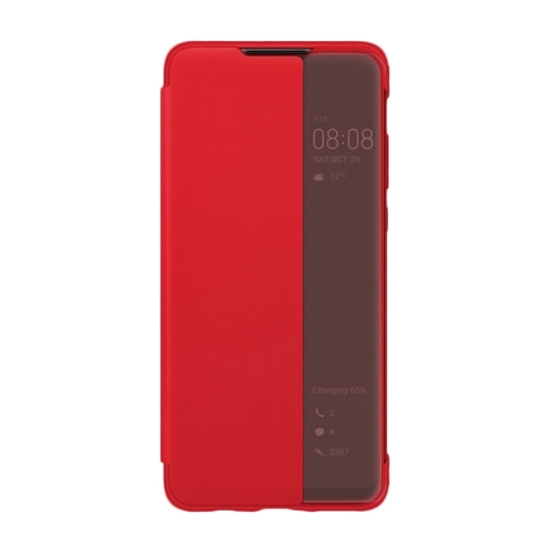 Θήκη Smart View Flip Cover για Samsung A705F Galaxy A70 - Χρώμα: Κόκκινο