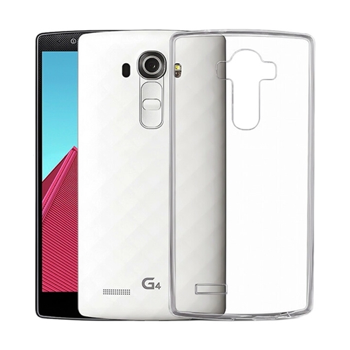 Θήκη Πλάτης Σιλικόνης για LG G4 - Χρώμα: Διάφανο