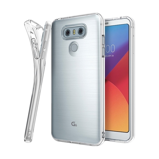 Θήκη Πλάτης Σιλικόνης για LG G6 - Χρώμα: Διάφανο