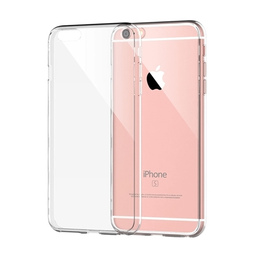 Θήκη Πλάτης Σιλικόνης για Apple iPhone 6/6S - Χρώμα: Διάφανο