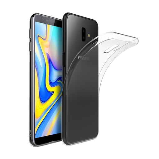 Θήκη Πλάτης Σιλικόνης για Samsung J415F Galaxy J4 Plus/J610F Galaxy J6 Plus - Χρώμα: Διάφανο