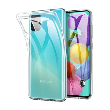 Θήκη Πλάτης Σιλικόνης για Samsung A515F Galaxy A51 - Χρώμα: Διάφανο