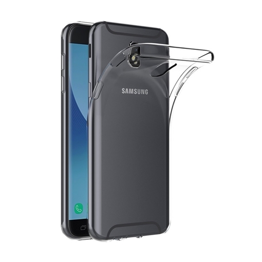 Θήκη Πλάτης Σιλικόνης για Samsung J730F Galaxy J7 2017 - Χρώμα: Διάφανο