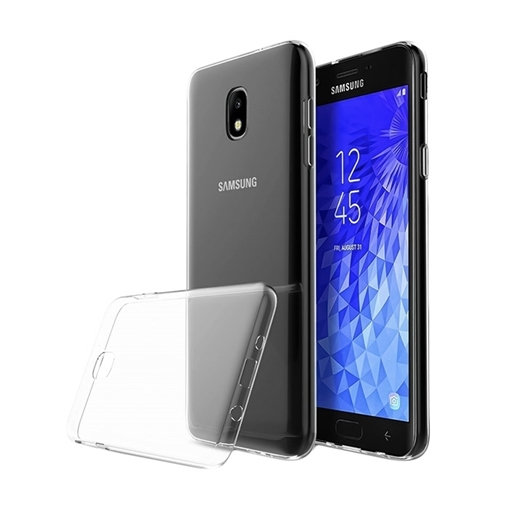 Θήκη Πλάτης Σιλικόνης για Samsung J737 Galaxy J7 2018 - Χρώμα: Διάφανο