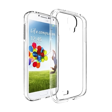 Θήκη Πλάτης Σιλικόνης για Samsung i9500 Galaxy S4 - Χρώμα: Διάφανο