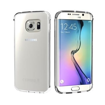 Θήκη Πλάτης Σιλικόνης για Samsung G925F Galaxy S6 Edge - Χρώμα: Διάφανο