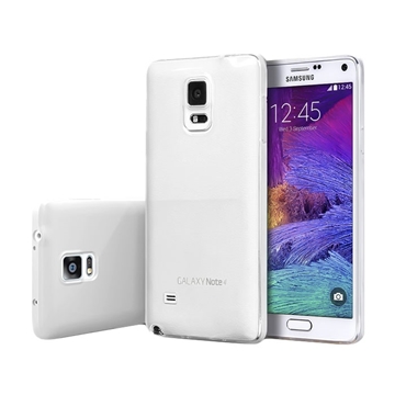 Θήκη Πλάτης Σιλικόνης για Samsung N910F Galaxy Note 4 - Χρώμα: Διάφανο