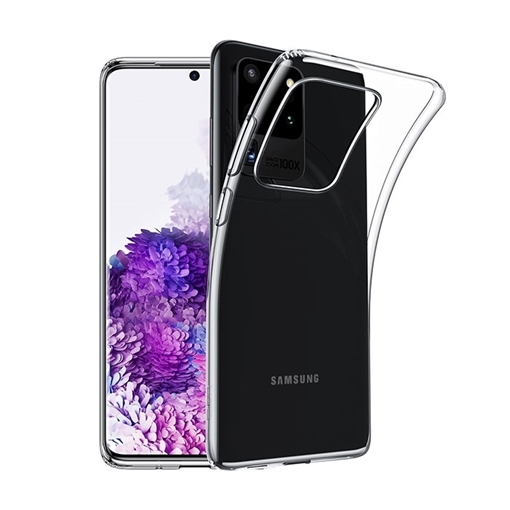 Θήκη Πλάτης Σιλικόνης για Samsung G988F Galaxy S20 Ultra - Χρώμα: Διάφανο