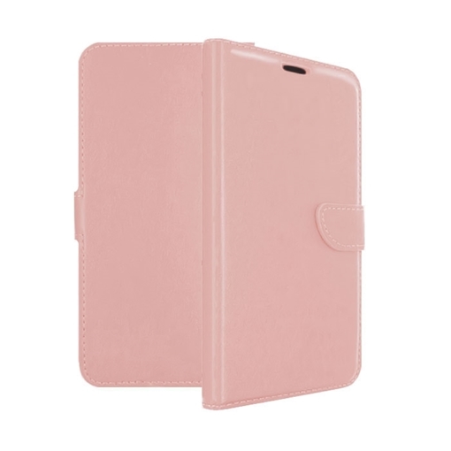 Θήκη Βιβλίο Stand Leather Wallet για Huawei Y6s (2020) - Χρώμα: Χρυσό Ροζ