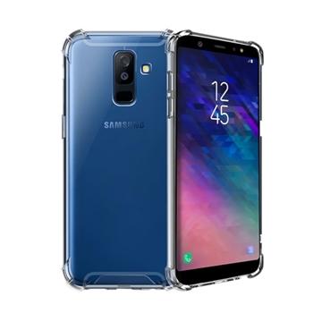 Θήκη Πλάτης Σιλικόνης Anti Shock 0.5mm για Samsung A605F Galaxy A6 Plus 2018 - Χρώμα: Διάφανο