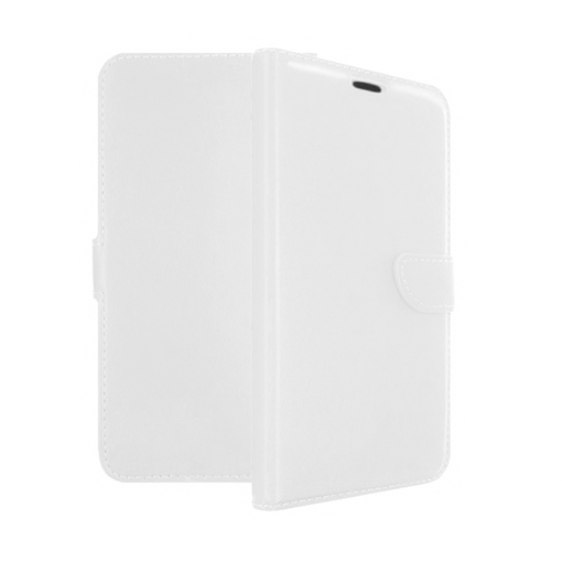 Θήκη Βιβλίο Stand Leather Wallet για Samsung A505F Galaxy A50 - Χρώμα: Λευκό