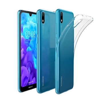 Θήκη Πλάτης Σιλικόνης για Huawei Y5 2019/Honor 8S - Χρώμα: Διάφανο
