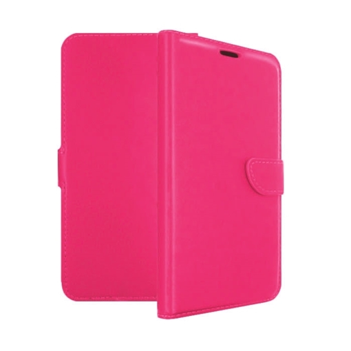 Θήκη Βιβλίο Stand Leather Wallet Universal για Κινητά 4.3 - 4.8 ίντσες  - Χρώμα: Φούξια