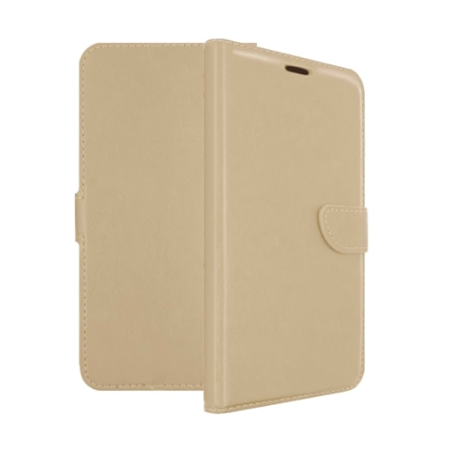 Θήκη Βιβλίο Stand Leather Wallet για Nokia 4.2 - Χρώμα: Χρυσό
