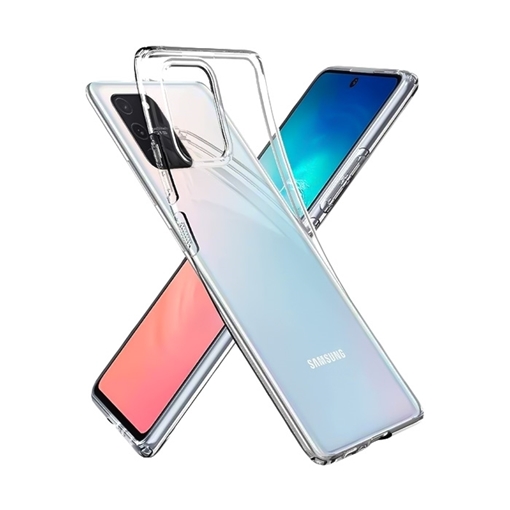 Θήκη Πλάτης Σιλικόνης για Samsung G770F Galaxy S10 Lite - Χρώμα: Διάφανο
