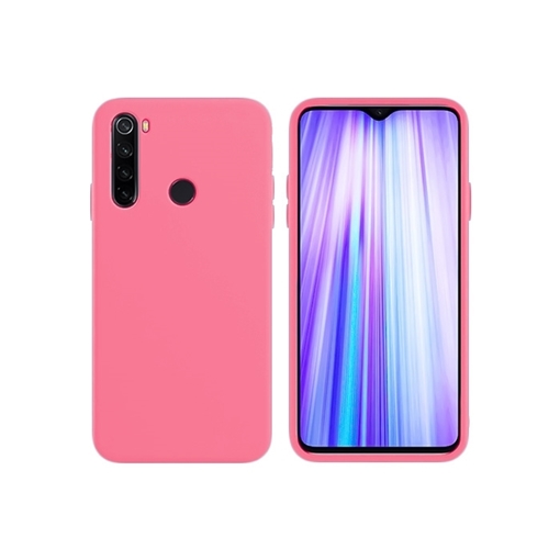 Θήκη Πλάτης Σιλικόνης για Xiaomi Redmi Note 8 - Χρώμα: Ροζ