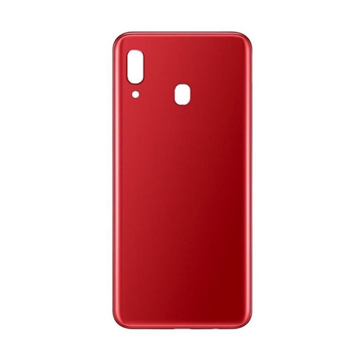 Picture of Back Cover for Samsung Galaxy A20 A205F - Color: Red