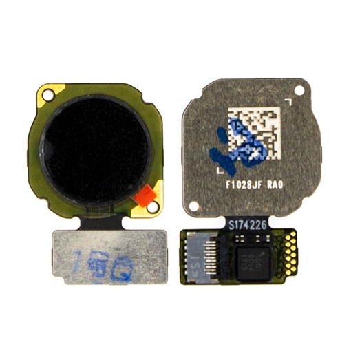 Καλωδιοταινία Κεντρικού Κουμπιού με Δαχτυλικό Αποτύπωμα / Home Button Fingerprint Flex για Huawei Mate 20 Lite - Χρώμα: Μαύρο