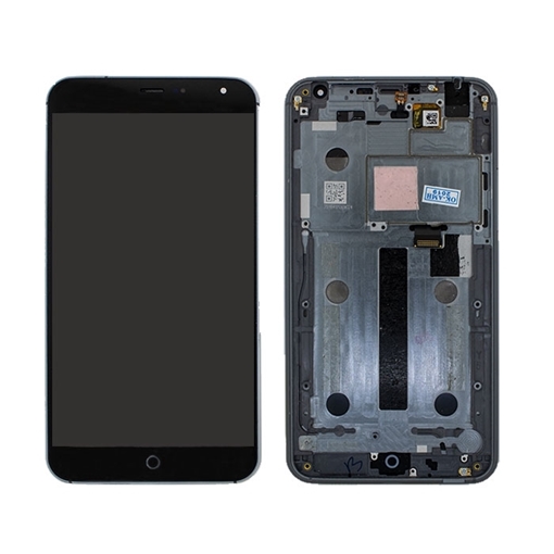 Picture of LCD Complete with Frame for Meizu MX4 - Color: Black