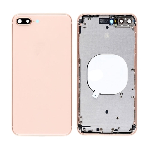 Picture of Battery Cover and Middle Frame Assembly (HOUSING) for Apple iPhone 8 Plus - Color: Gold