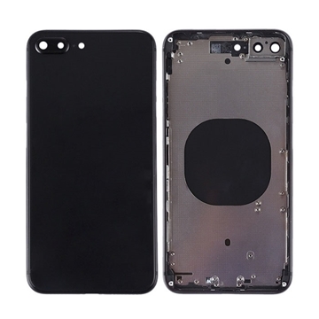 Picture of Battery Cover and Middle Frame Assembly (HOUSING) for Apple iPhone 8 Plus - Color: Black
