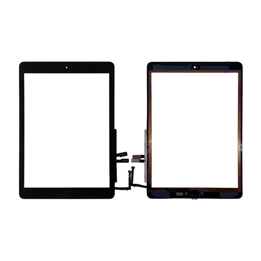 Μηχανισμός Αφής με Κεντρικό Κουμπί / Touch Screen with Home Button για iPad 6 A1893 / A1954 - Χρώμα: Μαύρο
