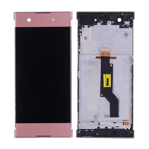 Οθόνη LCD με Μηχανισμό Αφής και Πλαίσιο για Sony Xperia XA1 G3121- Χρώμα: Ροζ
