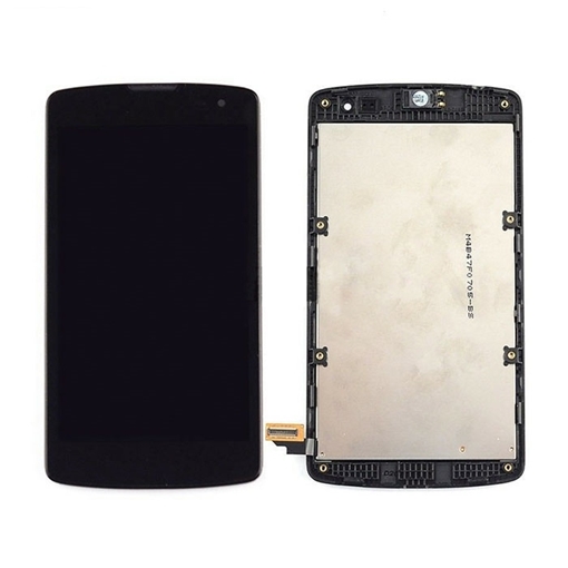 Οθόνη LCD με Μηχανισμό Αφής και Πλαίσιο για LG L Fino D290 - Χρώμα: Μαύρο