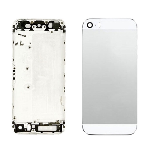 Πίσω Καπάκι για Apple iPhone 5S - Χρώμα: Λευκό