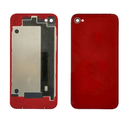 Picture of Back Cover for Apple iPhone 4 - Color: Red
