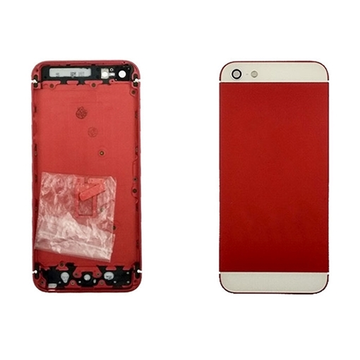 Πίσω Καπάκι για Apple iPhone 5 - Χρώμα: Κόκκινο