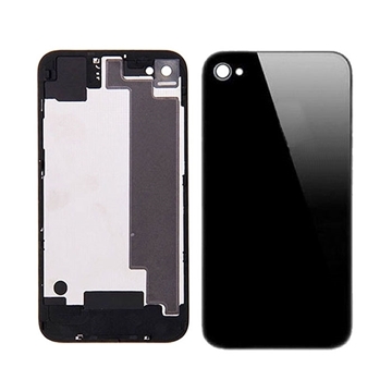 Picture of Back Cover for Apple iPhone 4 - Color: Black