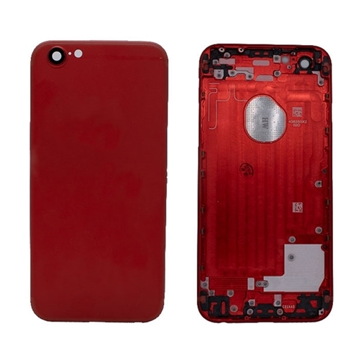 Picture of Battery Cover for Apple iPhone 6 like iPhone 7 - Color: Red