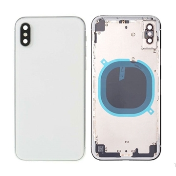 Εικόνα της Πίσω Καπάκι με Πλαίσιο (HOUSING) για iPhone X - Χρώμα: Λευκό